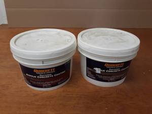 (2) 1 Gallon Buckets of Acrylic Concrete Coating - Sedona Red & Mocha