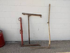 Lot of Antique Eveners and Tool