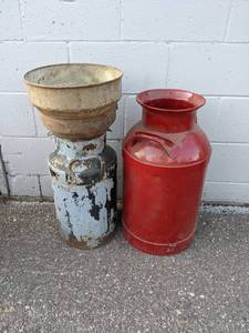 Pair of Milk Cans