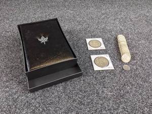 Lot of Foreign Silver Coins, Canadian & Mexican
