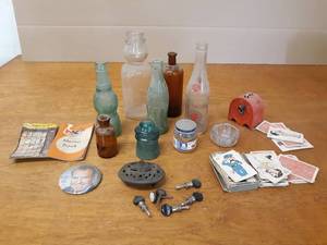 Lot of Vintage Bottles and More