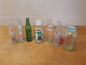Vintage Bottles, Ball Jars and More