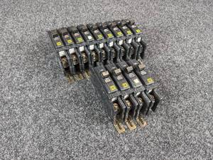 (13) Square D QOU Circuit Breakers