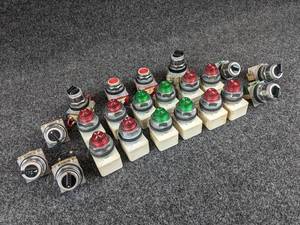 Large Lot of (22) Square D Push Buttons, Switches and More
