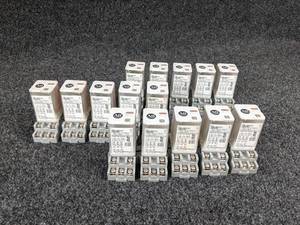 (15) Allen Bradley Relays w Sockets