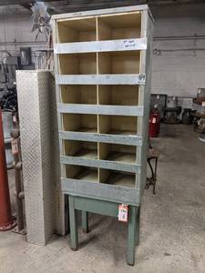 Parts Cabinet  Shelf - Former Post Office