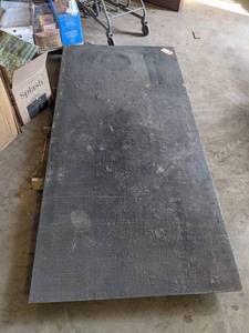 Large Sheet of Steel - Coated on One Side, 8 x 46 x 38