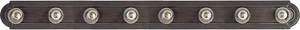 Maxim Lighting - Oil Rubbed Bronze Essentials 8-Light Racetrack Bath Vanity Light