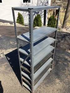 lot 118 image: 8 Shelf Metal Storage Unit