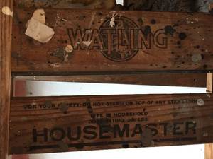 lot 127 image: Watling Housemaster 6 Foot Wooden Step Ladder
