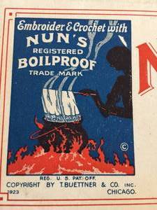 lot 133 image: Vintage Nuns Boil Proof Embroidery Floss