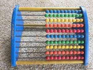 lot 173 image: Vintage Playskool Abacas
