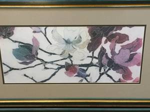 lot 202 image: Floral Water Color Prints