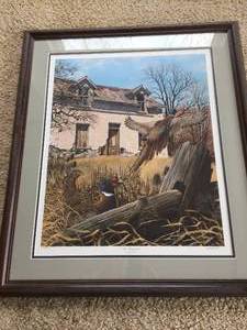 lot 226 image: Harold Roe The Homestead Framed Art