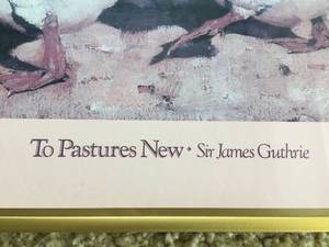 lot 227 image: To Pastures New Framed Art by Sir James  Guthrie