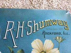 lot 264 image: R.H.Shumway Metal Wall Hanging