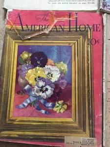 lot 313 image: 6 American Home Magazines From The 30s