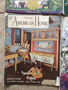 lot 314 image: 6 American Home Magazines From The 30s