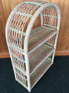lot 325 image: Wicker 3 Shelf Storage Piece