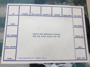 lot 352 image: Vintage Marshalls Paint Kit