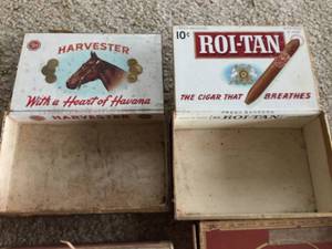 lot 375 image: Vintage Cigar Boxes