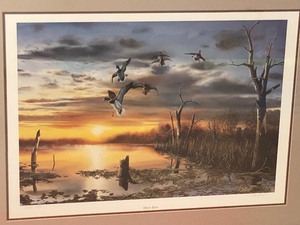 lot 218 image: Jim Hemsel Days End Printers Proof