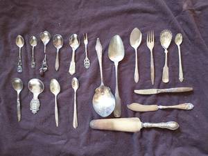 Collection of Misc. Silver Plate Flatware