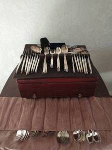 Community Stainless Steel Flatware Set with Case