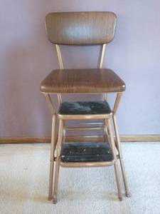 Vintage Step Stool Chair