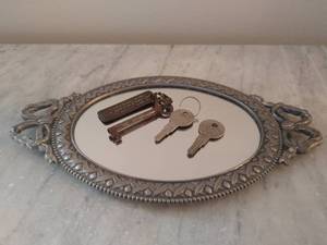 Vintage Keys and Mirror