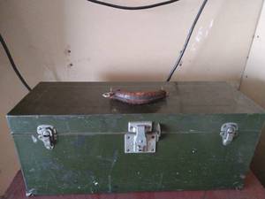 Metal Toolbox with Contents