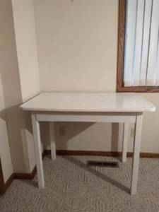 Craft Table With Metal Top