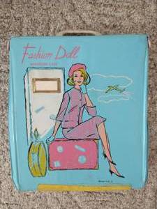 Vintage Fashion Doll Wardrobe Case By Miner Ind.