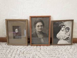 Collection Of Old Photos And Frames