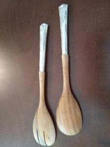 Sterling Silver Salad Spoons