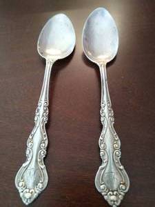 Two Sterling Silver Spoons