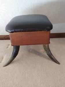Horn Footstool