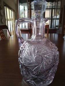 Vintage Amethyst Glass Pitcher