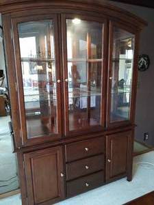 Lighted Hutch China Cabinet