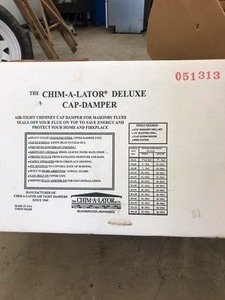 lot 17 image: Chimney cap damper new in box