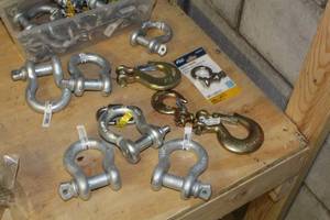 Lot of (Approximately 20) Couplers and Hooks