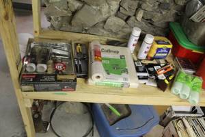 Painting Supplies - Drop Cloth, Putty Knives, Brushes, Sponges, Roller Pads Misc. Painting Supplies