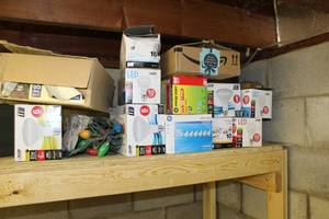 Light Bulbs - LED 6-pack, LED 10-pack, GE Soft White Flood 65W, and more