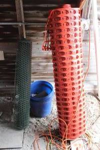 Lot of (2) Plastic Fencing Rolls 48W, 36W