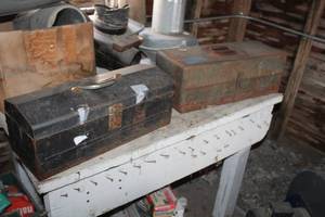 Lot of (2) Metal Tool Boxes
