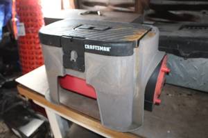 Craftsman Plastic Work Stool with Power Cord Reel 4-gang 22Lx15Wx14H