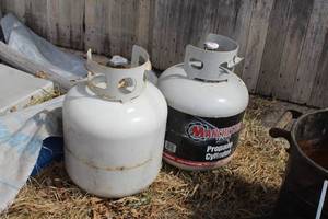 Lot of (2) Propane Tanks