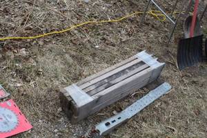 Lot of (2) Wood Sawhorses