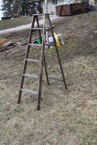 Wood Step Ladder 6L
