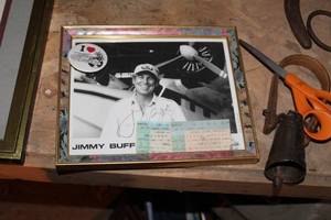 Jimmy Buffet Memorabilia - Signed Framed Photo, Concert Ticket Stubs,